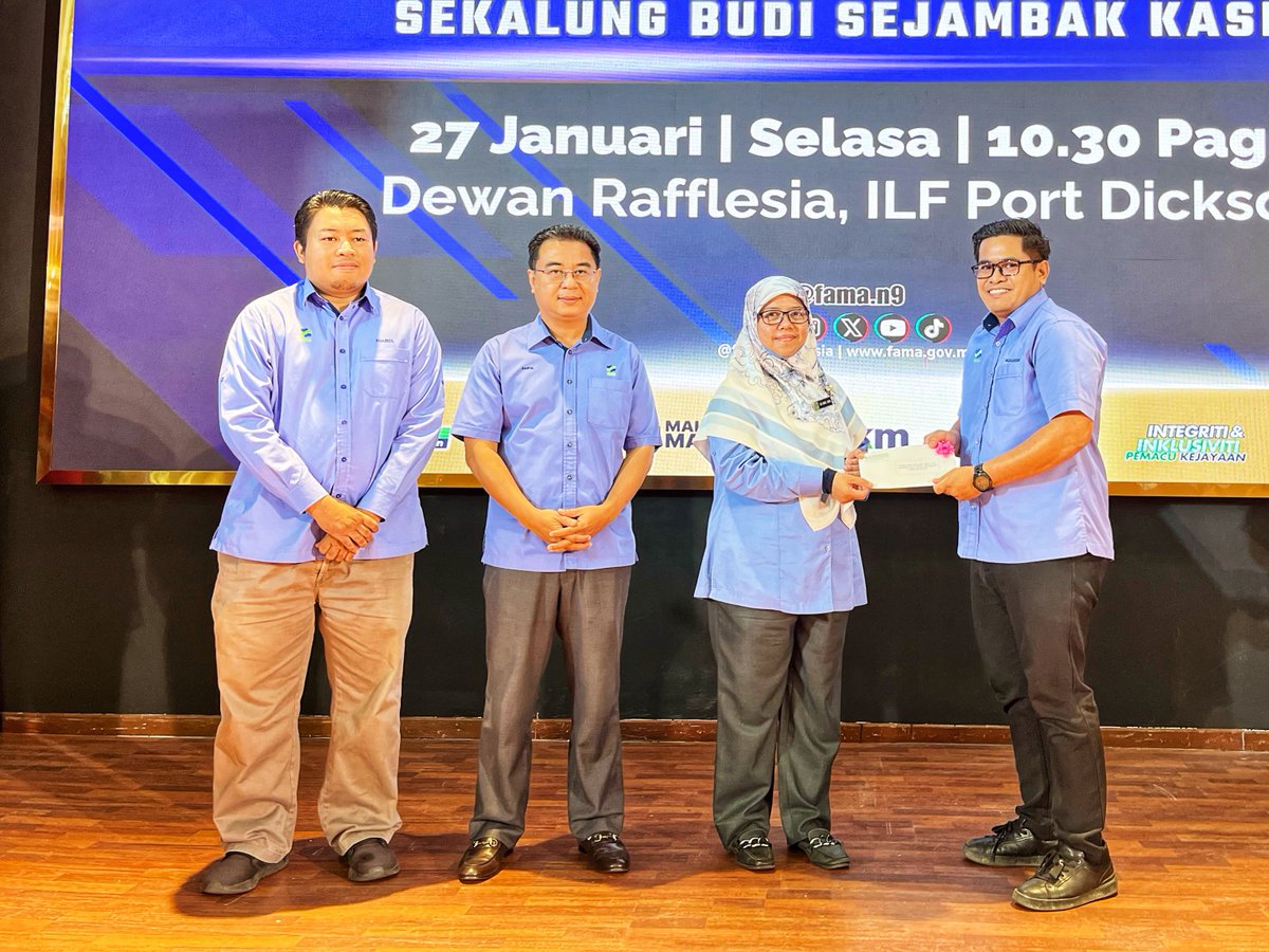 📸 PERHIMPUNAN BULANAN FAMA NEGERI SEMBILAN BIL. 1/2026 &amp; MAJLIS SEKALUNG BUDI SEJAMBAK KASIH

📆 27 Januari 2026 (Selasa)
📍 Dewan Rafflesia, ILFPD

#ilfpd #famanegerisembilan 
#famadihatirakyat
#KPKMMalaysia 
#MalaysiaMADANI