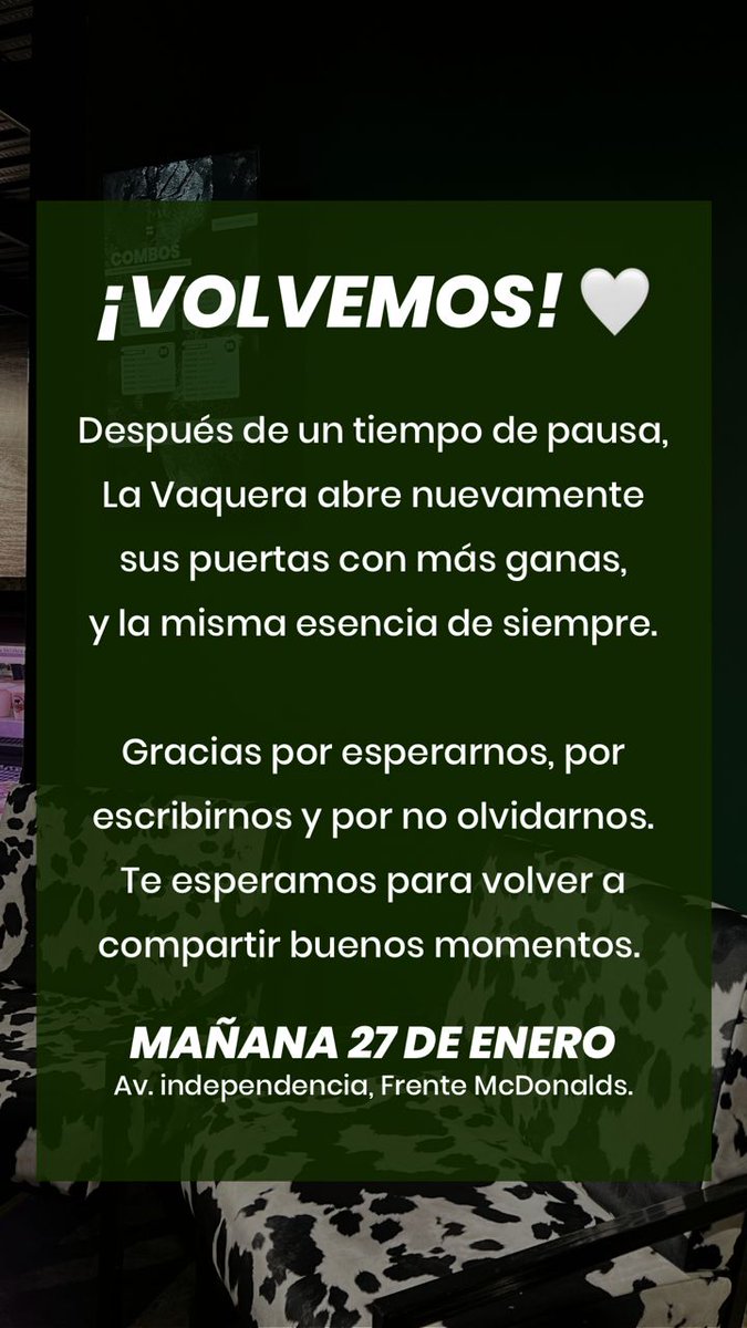 Nueva sucursal, Avenida Independencia frente a Mcdonald's, te esperamos!!!!