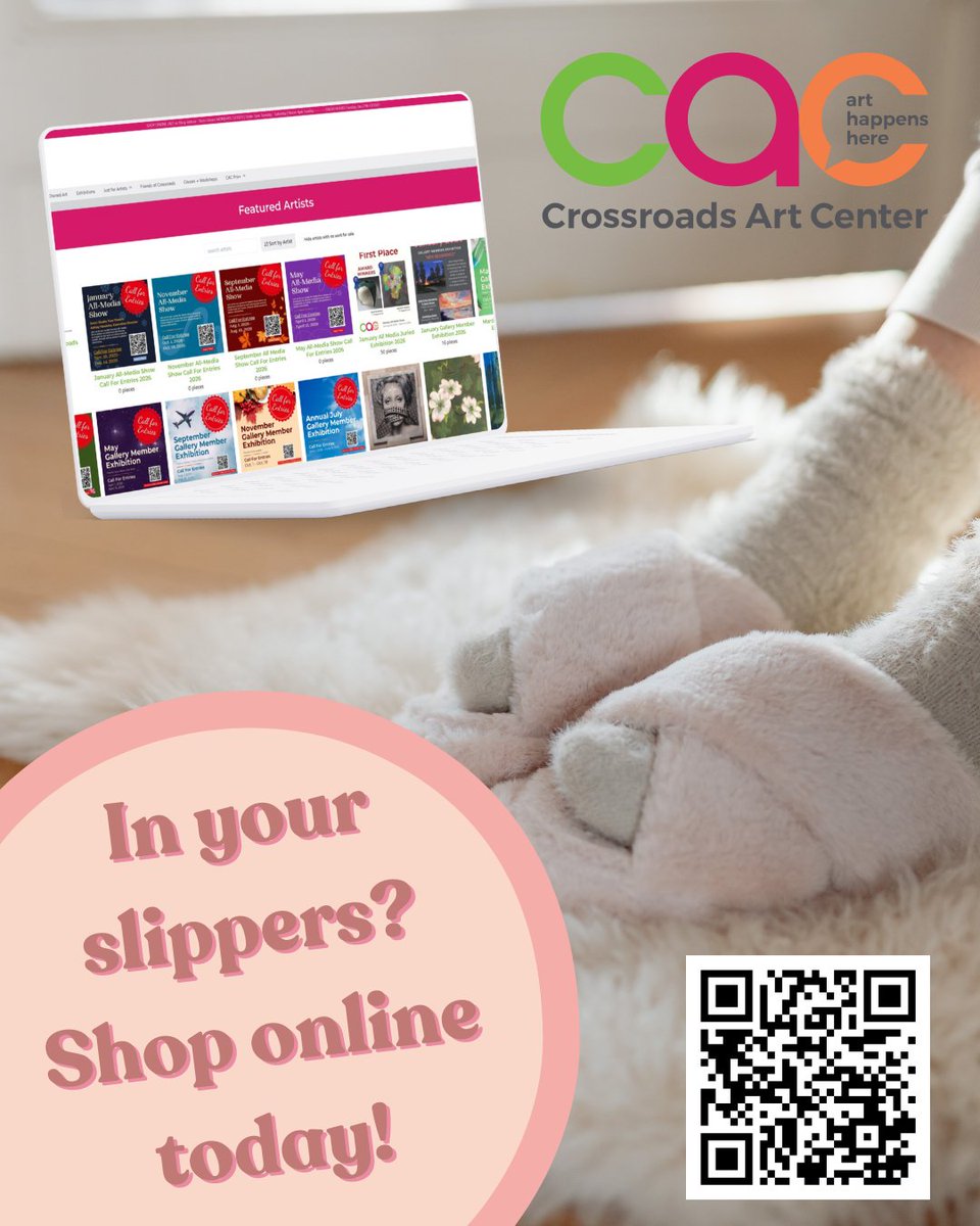 art_crossroads's tweet photo. Still in your slippers? No problem! You can shop art online 24/7! Check out https://t.co/vnETkYMxf9 today for all your art needs! https://t.co/aOurOyV1iW