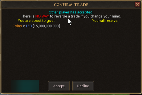 1948M 07 to 15B RS3

Our 🔥fire sale🔥 is still on going! Join our discord to take advantage of the amazing deal while it's still there! discord.gg/2brnf6m4

Find a better rate elsewhere? we can do better!