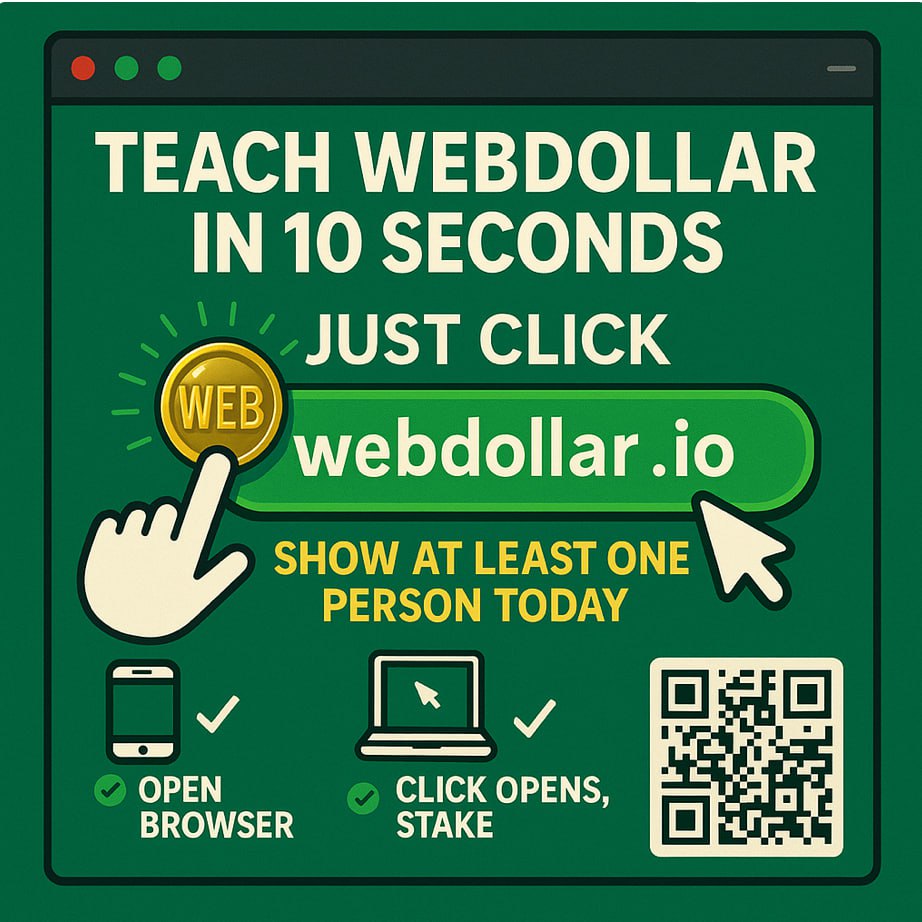 WebDollar tweet media