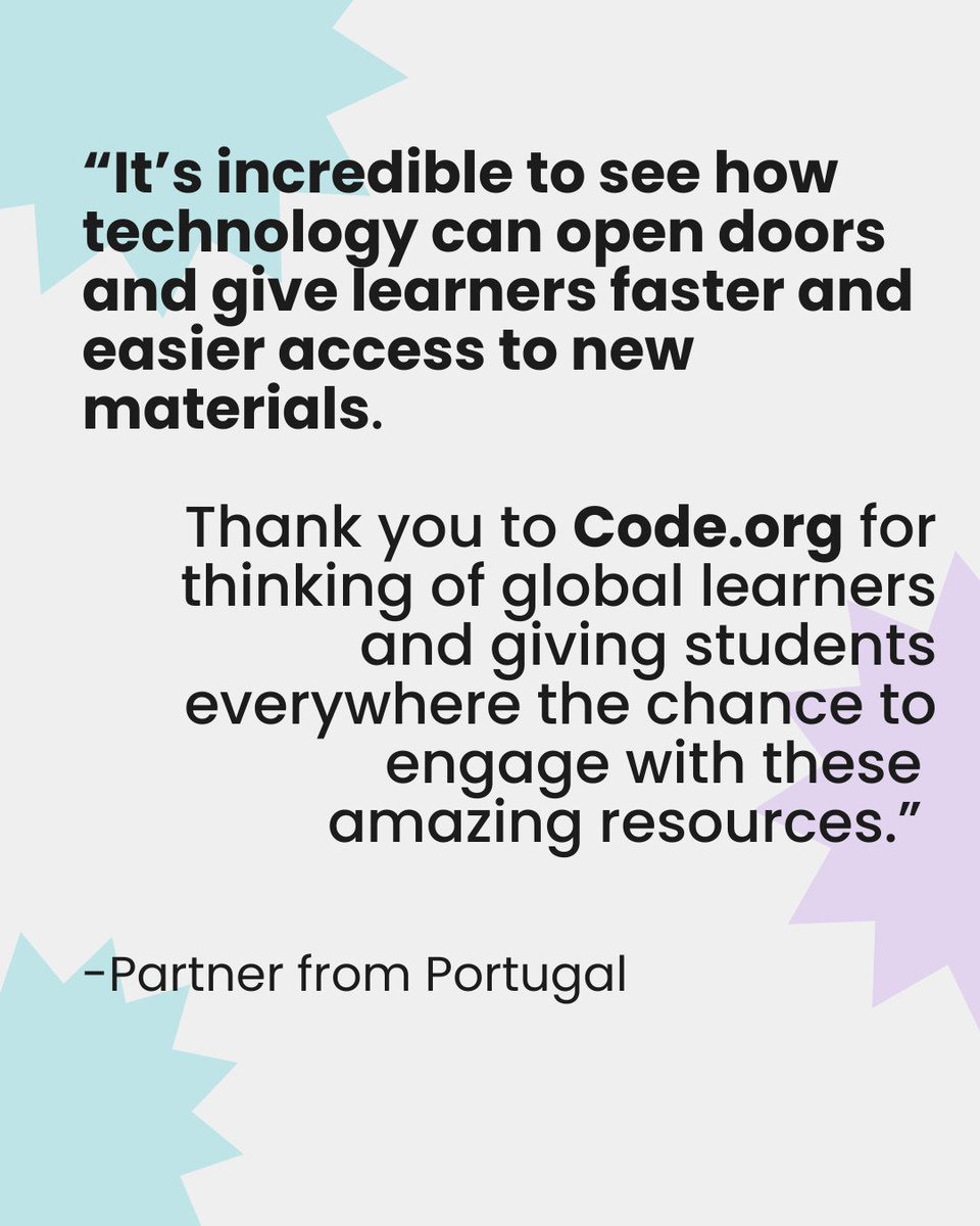 Code.org tweet media