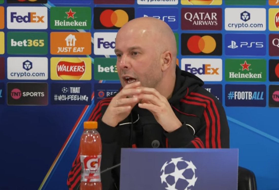 🚨🚨🚨🚨🚨🚨🚨🚨 — ارني سلوت :

الهدف في ليفربول هو تحقيق الدوري دائمًا …

ولكن حققنا الدوري مرتين فقط خلال 30 عام 😅