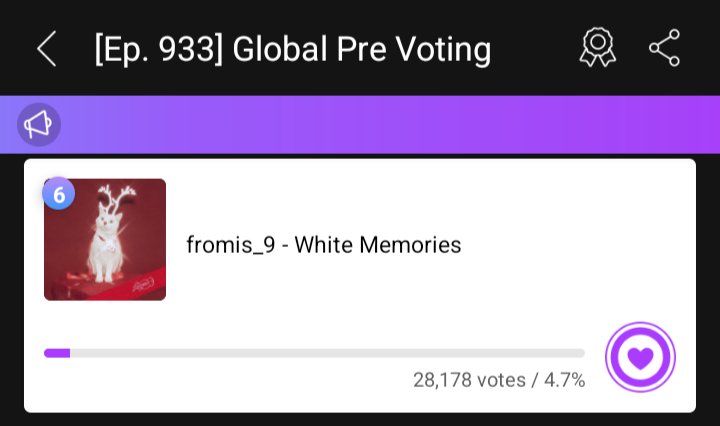 floverbase's tweet photo. [#PreVoting🗳️]

flovers, we need a higher spot for Music Core pre-voting on Mubeat. Continue dropping your votes!🚨

☘︎ https://t.co/RfziJQ8Moo
☘︎ Voting until: Thursday, 11AM KST
☘︎ 1 vote = 3 heartbeats

#fromis_9 #프로미스나인
@realfromis_9 https://t.co/xRxOfz338R