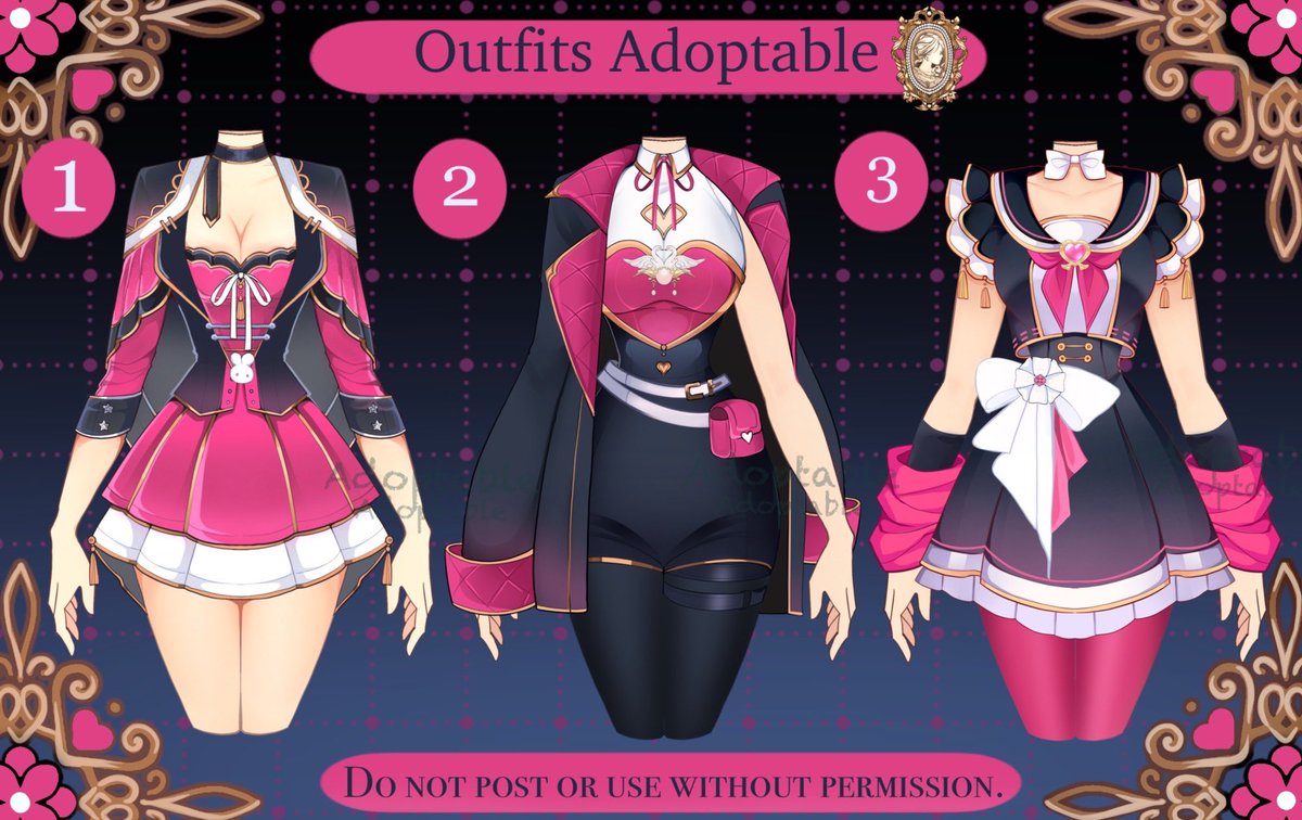 Hello ˖ ✮𓂃.𖥔݁˖꩜⊹࣪˖💖
The new set has been updated.<3

☁️VGan: vgen.co/sakisang

🤍DA : [open] Adoptable Outfits
deviantart.com/saki19755/art/…

#adoptable  #Deviantart #outfit  #adoptables #adopts #characterdesign #Vtuber #commissionsopen #VGen #vgencode