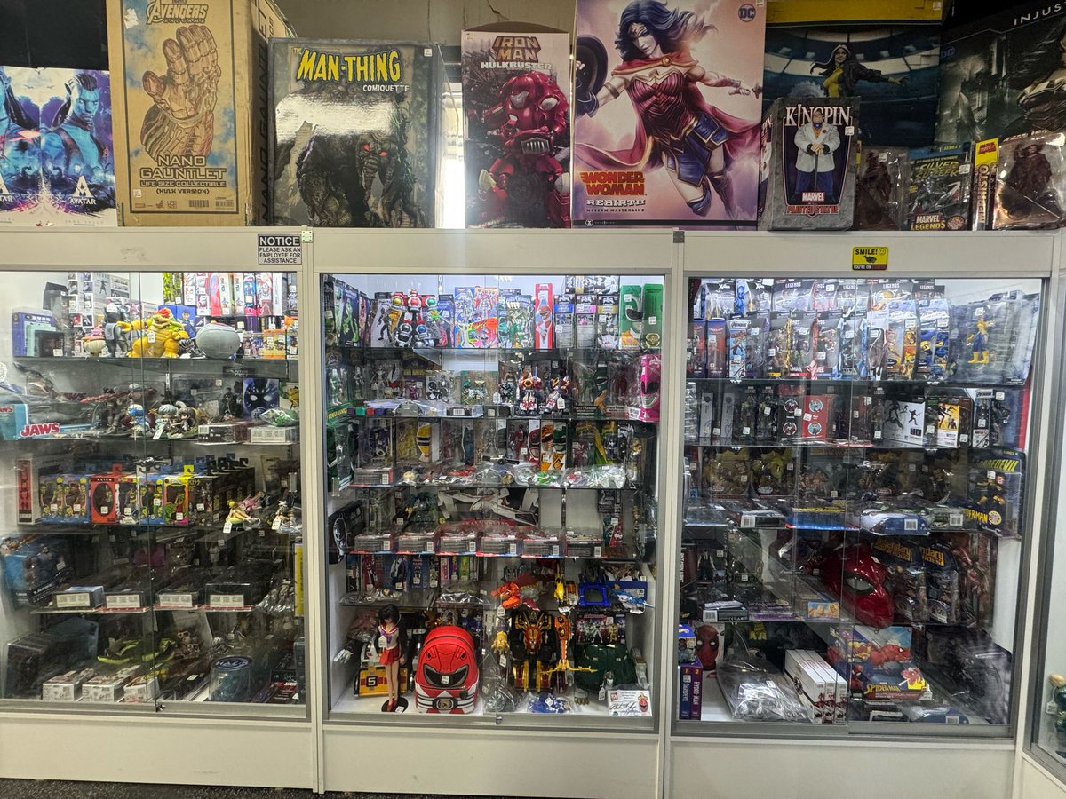 toy_dept's tweet photo. We’re here &amp; open 11-7! Roads are pretty good in the area! Store is full &amp; new stuff is going out all day! Only available in store! 

Our store is located in Fairfield, OH (just north of Cincinnati) 💵 We pay CASH for your toys &amp; collectibles! https://t.co/lAlmMZurWw