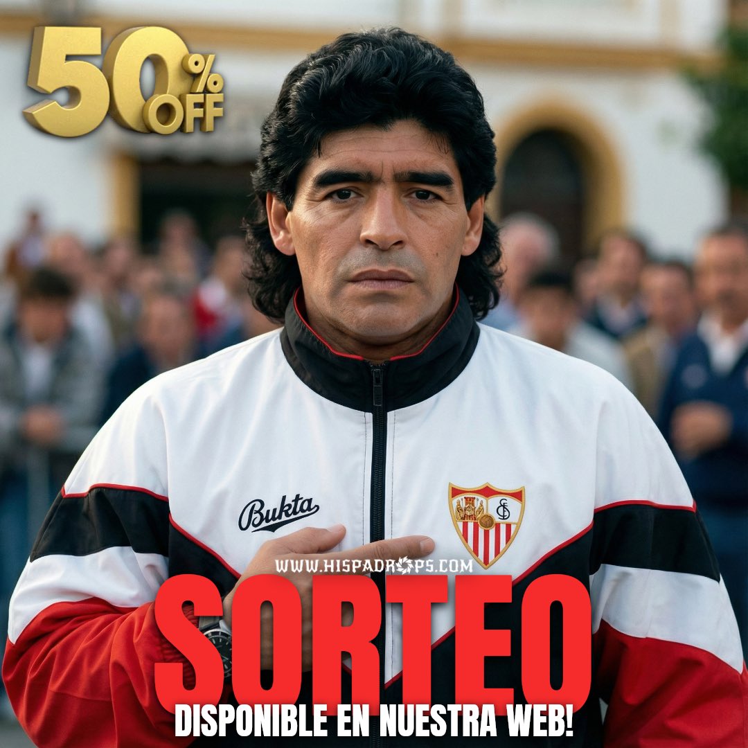 SprintDeRakitic's tweet image. 🚨SORTEO🚨

Sudadera retro a elegir del Sevilla FC.

Para participar:
• RT
• Follow a @Hispadrops y a mi
(Si mencionas a un amigo más posibilidades de ganar)

Recuerda que puedes conseguirla en hispadrops.com ‼️📥

El ganador se dará el 🍀 3 de Febrero. 

#SevillaFC