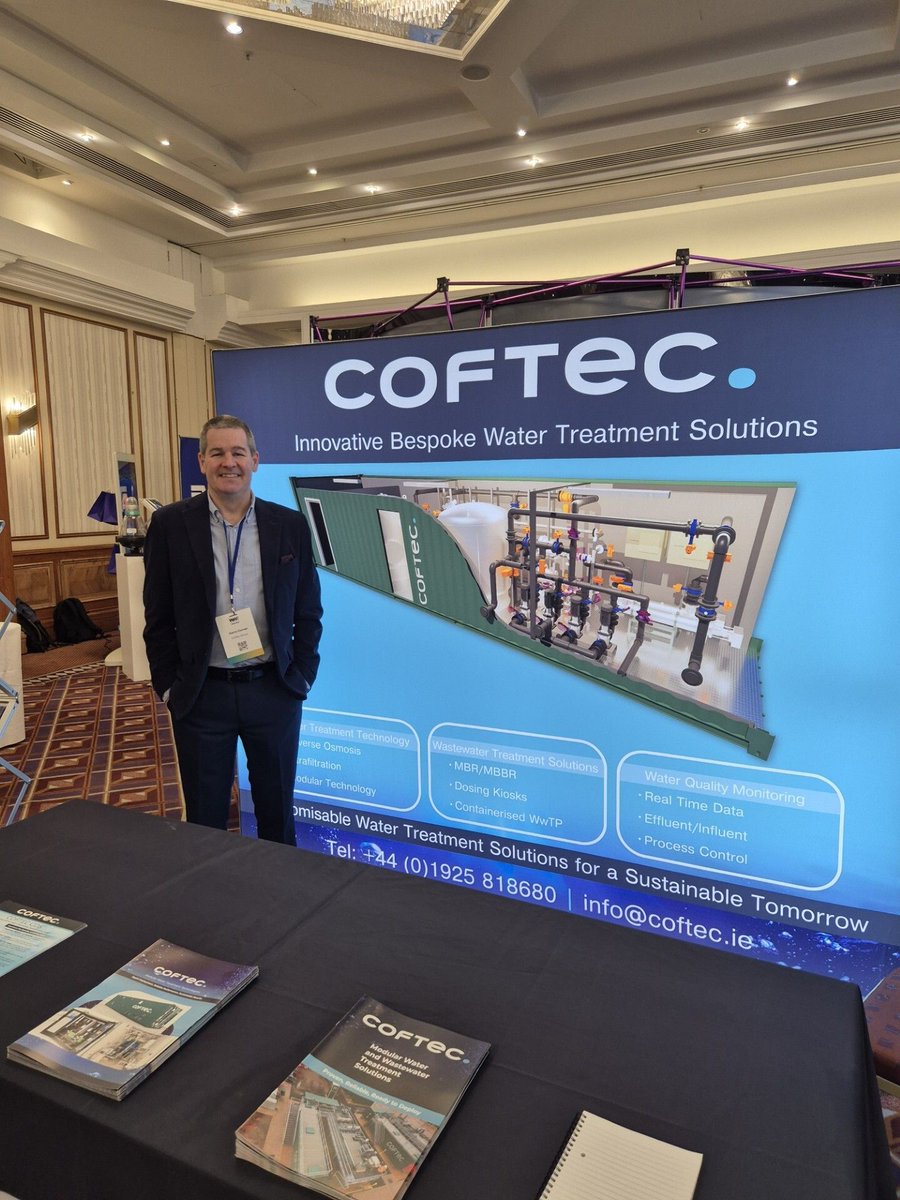 coftec's tweet image. 𝐀 𝐠𝐫𝐞𝐚𝐭 𝐃𝐚𝐲 𝐎𝐧𝐞 𝐚𝐭 𝐖𝐚𝐬𝐭𝐞𝐰𝐚𝐭𝐞𝐫 2026! 
Thanks to everyone who stopped by to chat with the Coftec team.
If you missed us today, we’ll be back tomorrow at Stand 37 - ready to talk modular water &amp;amp; wastewater treatment solutions.
#Coffey #Coftec #Wastewater2026