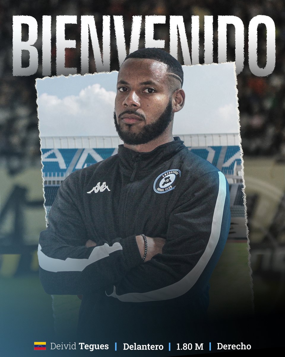 🎯 | ¡Vendrán goles en el regreso a casa!

El delantero 𝐃𝐞𝐢𝐯𝐢𝐝 𝐓𝐞𝐠𝐮𝐞𝐬 es nuevo jugador del cuadro anzoatiguense para la Temporada 2026 de la <a href="/LigaFUTVE/">Liga FUTVE</a>. El ariete barcelonés regresa a su tierra y firmó con el club hasta diciembre de 2027.

#SomosAnzoategui 🔵