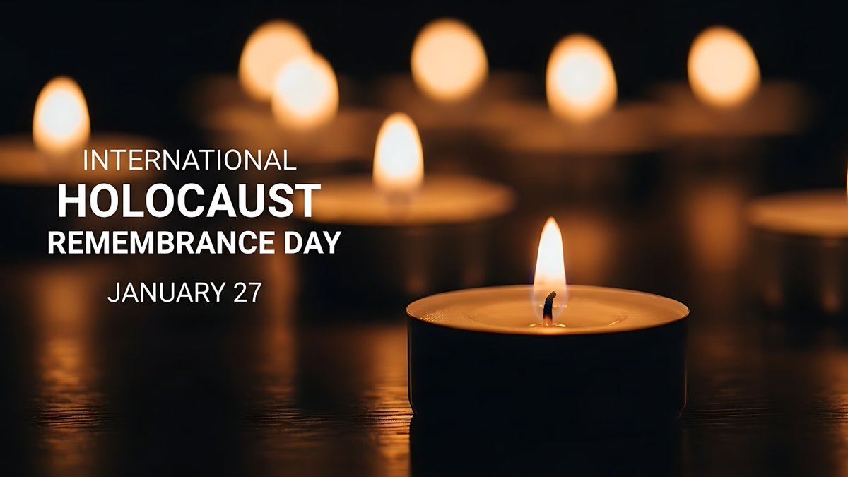 International Day of Commemoration in Memory of the Victims of the Holocaust - - We remember the lives lost and reaffirm our commitment to dignity, human rights, and peaceful coexistence.