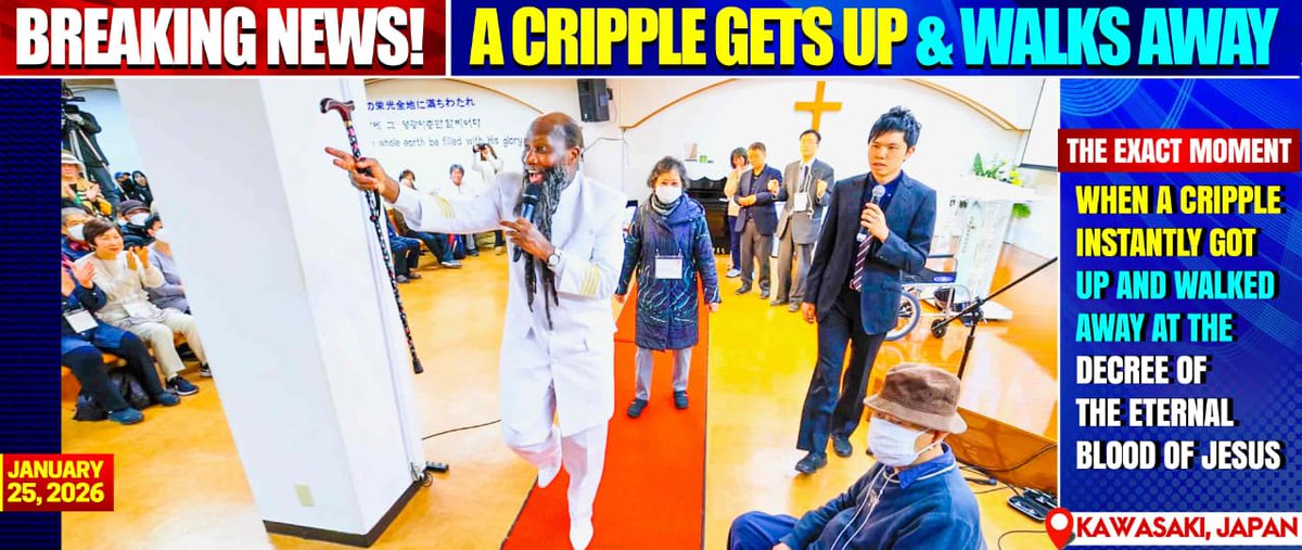 FurahaMel's tweet photo. Cripples are walking at the decree of the authority of the Eternal blood of Jesus.

Only the anointing makes the difference. Time for lies in the church is over.#PureBiblicalWonder https://t.co/VUjJOcx6qx