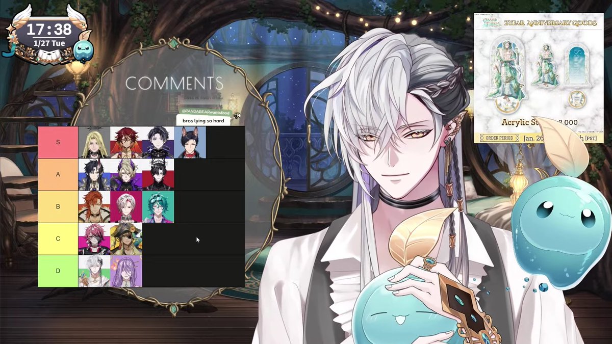 dearzhongli's tweet image. 🌿's performative tierlist lmao