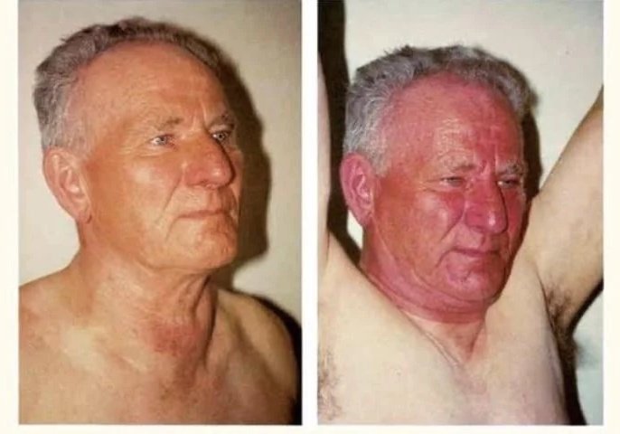 nervemed's tweet image. Is this the only man on Earth with Pemberton's sign?