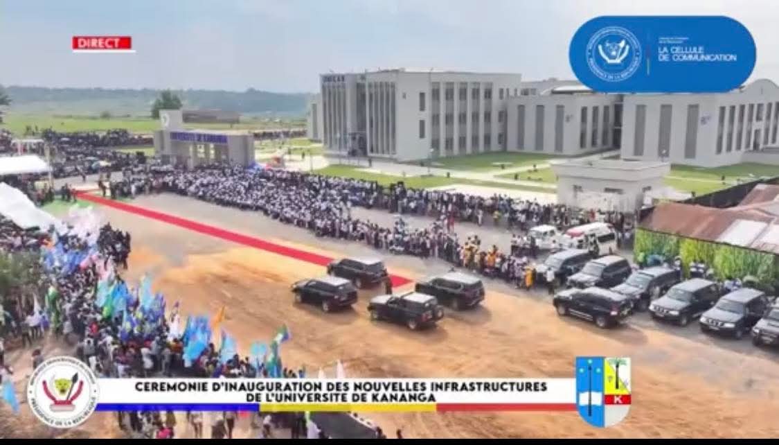 🟥🔵🟨 Gratitude au Chef de l'État  &amp; Grand chancelier des universités et instituts supérieurs du Congo <a href="/fatshi13/">Félix A. Tshisekedi</a> Béton pour cette université moderne que vous venez une fois de plus de doter à la population congolaise. 
L'histoire se souviendra de vous comme le plus grand
