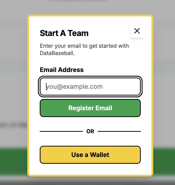 database_sports's tweet photo. GM

We are looking to bootstrap some databaseball teams that have come in via the bird app.

if you are intertested in a free starter roster, please comment below, and use the email registration form.  We will send you some player NFTs once you are set up.

link below 👇 https://t.co/T40E9uCBfK