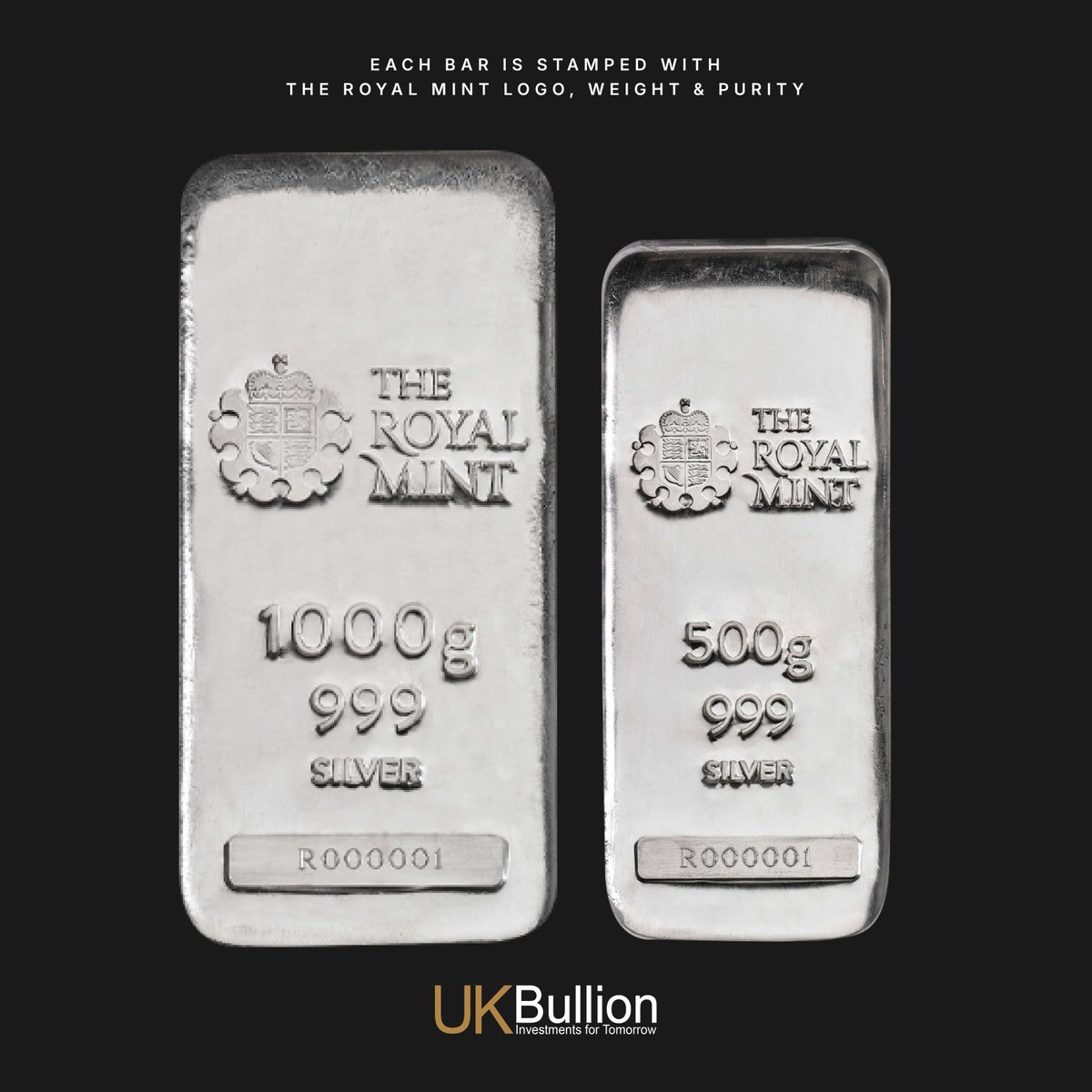 UKBullion's tweet photo. Secure your Royal Mint Silver Bullion Bar today – crafted to the highest standards with 999 fine silver.

500g Silver Bullion Cast Bar: https://t.co/ZI86iyvqJX

1kg Silver Bullion Cast Bar: https://t.co/Rq8bY20ppw https://t.co/IynaZYz522