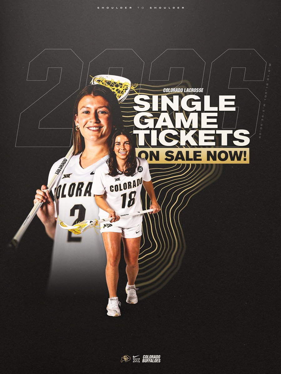 Our first home game is right around the corner! 

Be sure to get your tickets now

🎟️ CUBuffs.com/WlaxTix