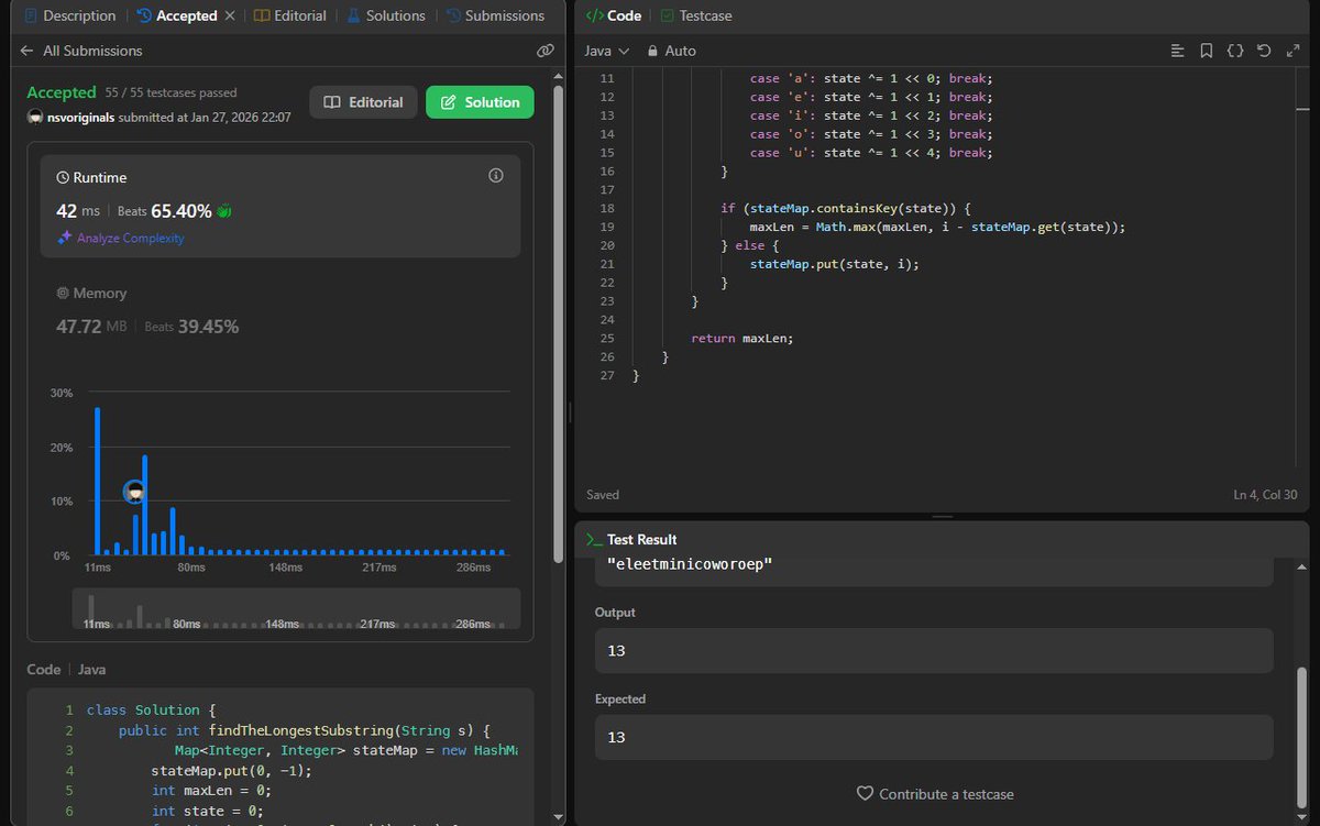 SheshiVardhan34's tweet photo. log 42
--solved longest substring problem (bit manip)
--worked on recurring payments in solana
--contract + backend done
#solana #bitmanipulation #dsa #datastructures #crypto #startups #webdevelopment #softwareengineering #devaslife #buildinpublic #learninpublic https://t.co/fnfW9Ht20m