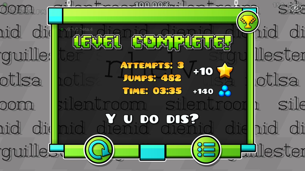 Nhelv 100%! 57357 attempts and a new hardest <3