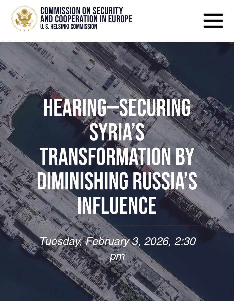 RepJoeWilson's tweet image. Grateful to chair this hearing on removing Russia’s bases from Syria. The new Syrian government has shown enormous promise and been a great partner to President Trump. The removal of Russia will secure the region and hinder Russia’s ability to continue chaos in Africa and the