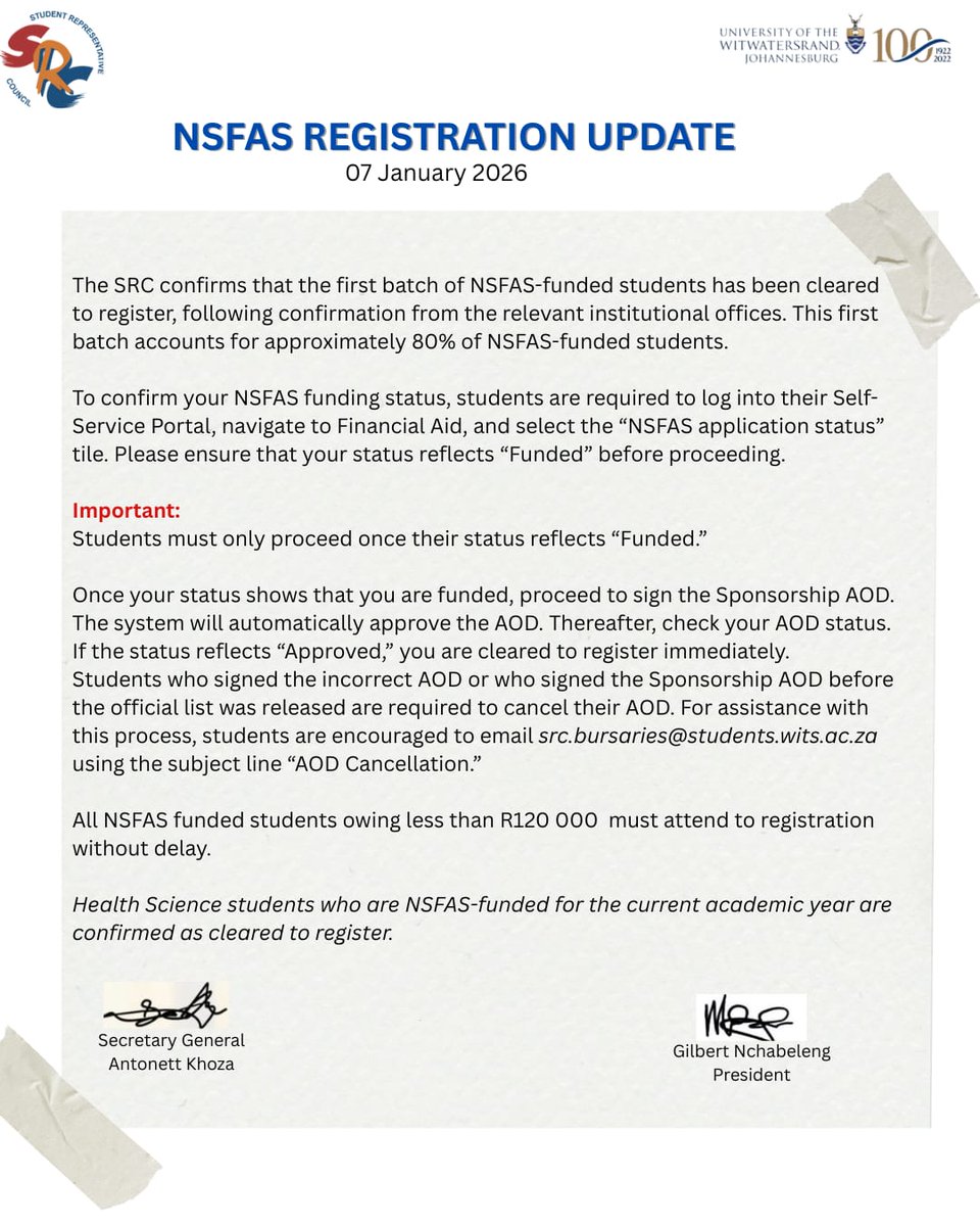 Wits SRC tweet media