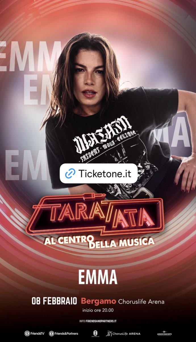 EMMA ospite l’ 8/02 a Bergamo a una serata di musica #TaraTata!