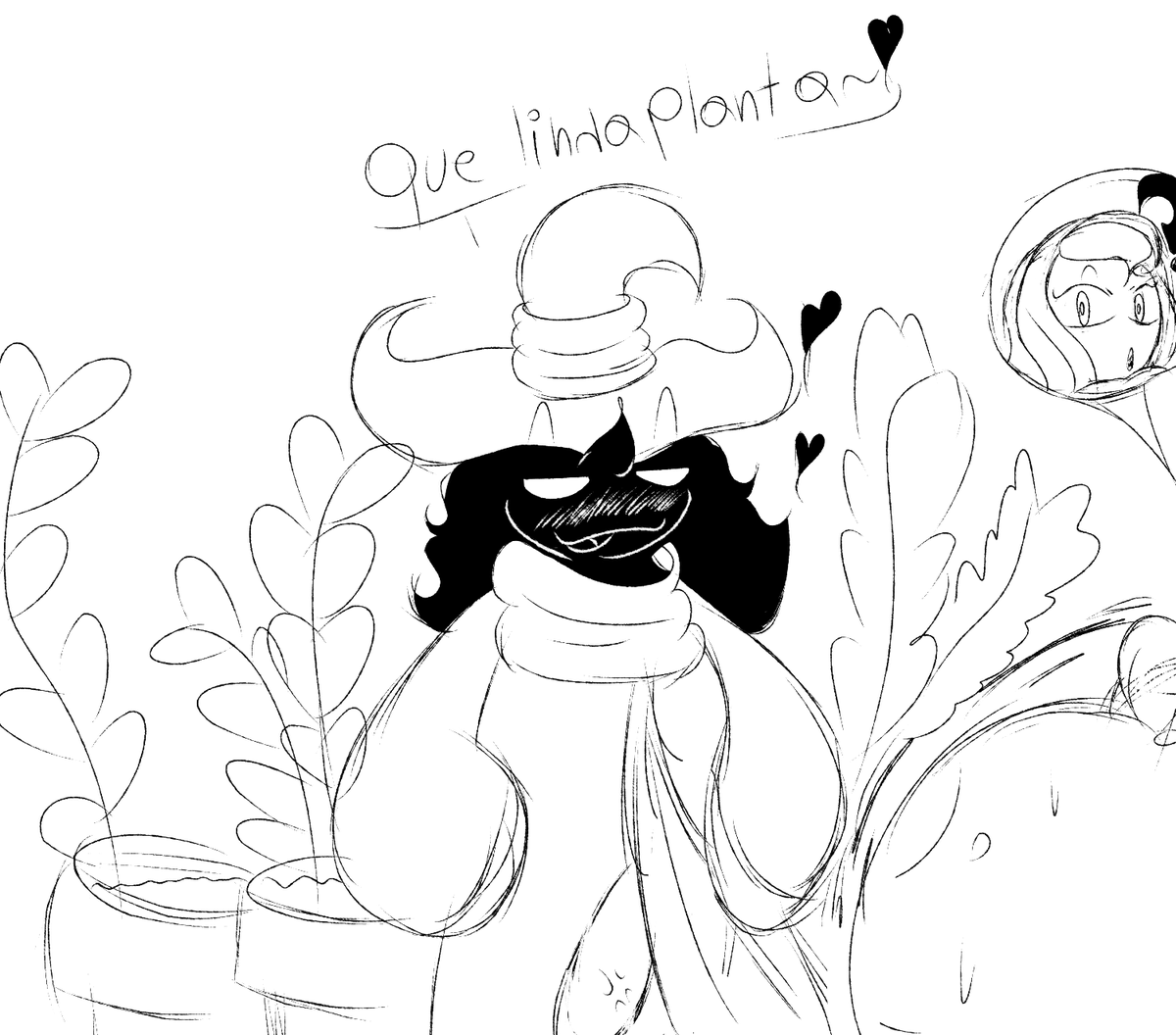 Saben nunca digo este tipo de cosas y mas por aca pero la verdad me gustan un monton las plantas~  🧡💚
