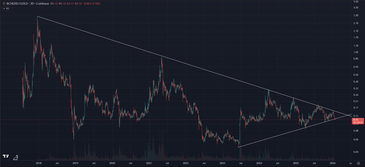 BCH/gold

Ultimate moment of truth