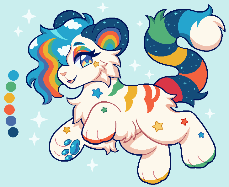 Rainbow Brite Tiger🌈