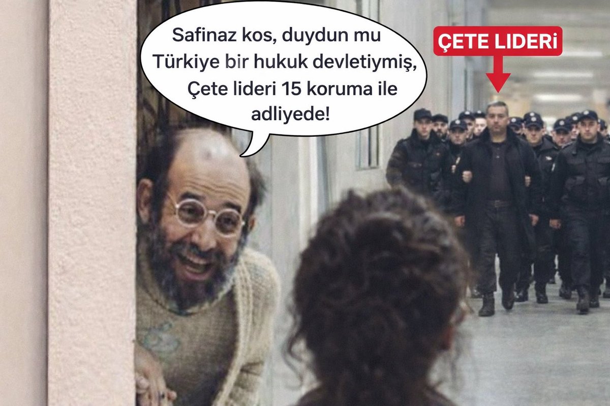 Suç örgütü lideri dedikleri zat Koruma ile adliyeye geliyor ,
Aynı şahsın suçladığı 
Belediye Başkanları içerde .

Bunun adı’da hukuk düzeni ,
Bir düzen varda bunun adı hukuk olmadığı kesin .