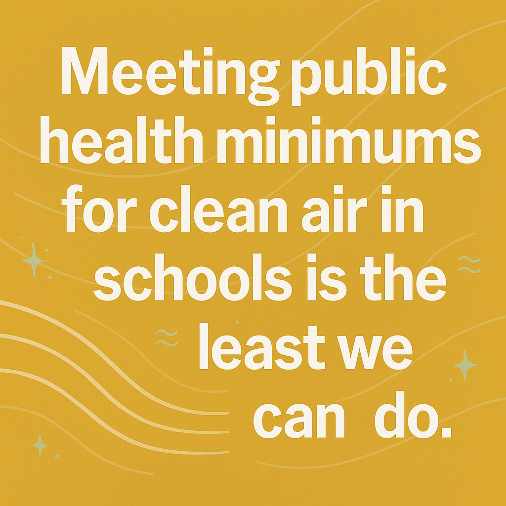 ❓CA parents: Do you know your school’s indoor air quality (IAQ) likely fails <a href="/CAPublicHealth/">California Department of Public Health</a>’s MINIMUM guidance  for HEALTH (~2X > building code) &amp; it's making kids &amp; families SICK?!🚩

🗣️ Call <a href="/GavinNewsom/">Gavin Newsom</a> <a href="/GovPressOffice/">Governor Newsom Press Office</a> &amp; legislators &amp; demand healthy air for your kids.🧵1