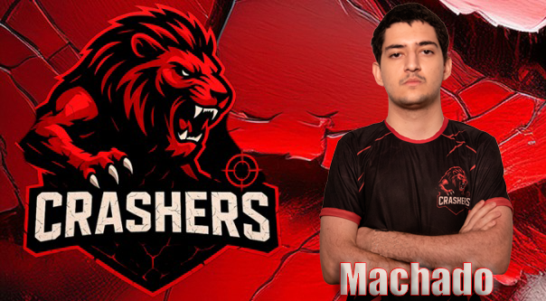 Hoje o <a href="/Crashers_cs/">Crashers eSports</a> dá um enorme passo rumo à transição de uma TAG, apesar de histórica, para uma ORG. É com muito orgulho que anunciamos a compra definitiva de um dos melhores AWPs do Brasil atualmente!
Seja bem vindo definitivamente à sua casa <a href="/machadocsgo/">Machado</a>