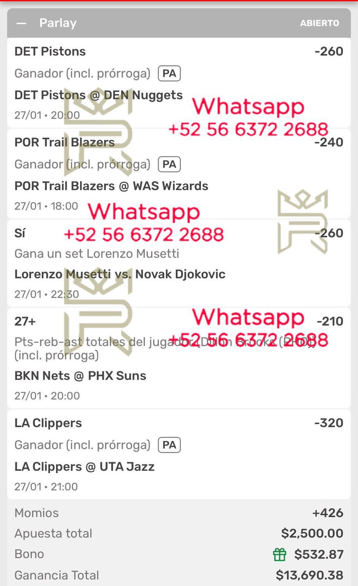 Picks de Tipsters GRATIS tweet media