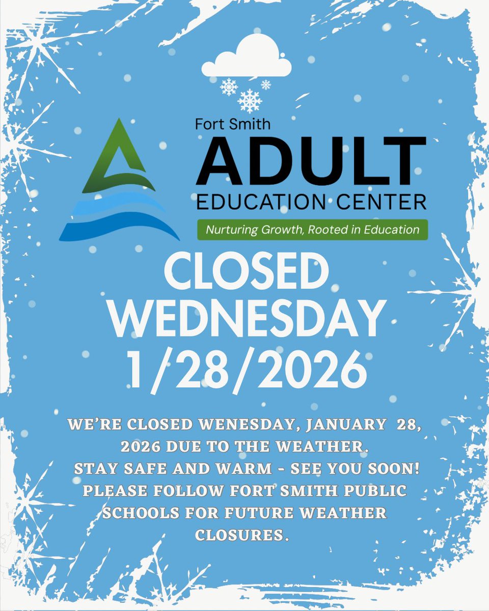 Adult Ed Fort Smith (@adultedfs) on Twitter photo 