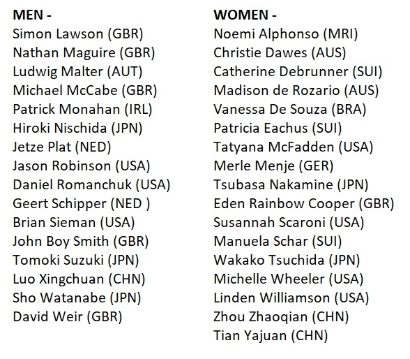 d9monti's tweet image. .@LondonMarathon announced the elite wheelchair athletes for the #LondonMarathon on Apr. 27 which will be led by 7-time men's winner Marcel Hug and two-time defending women's champion Catherine Debrunner. Here are the full fields: