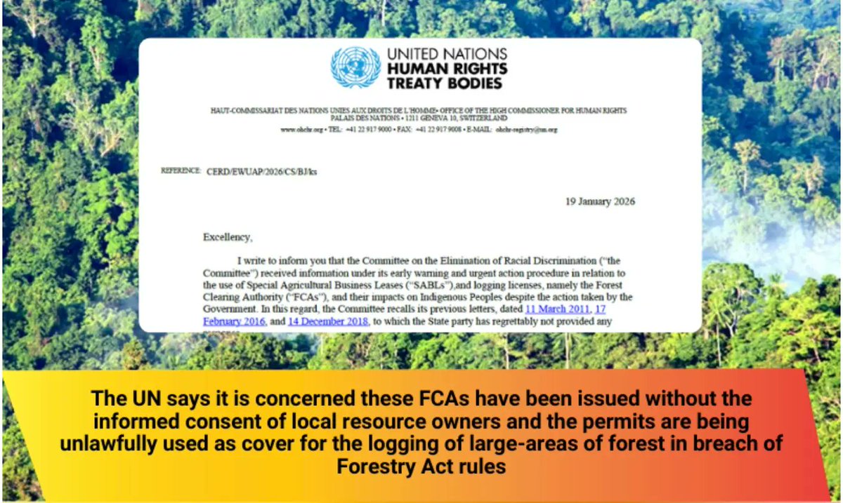 UN COMMITTEE QUESTIONS PNG GOVERNMENT ON SABL LEASES AND ILLEGAL FCA LOGGING.
actnowpng.org/blog/un-questi…
<a href="/Post_Courier/">Post Courier</a>