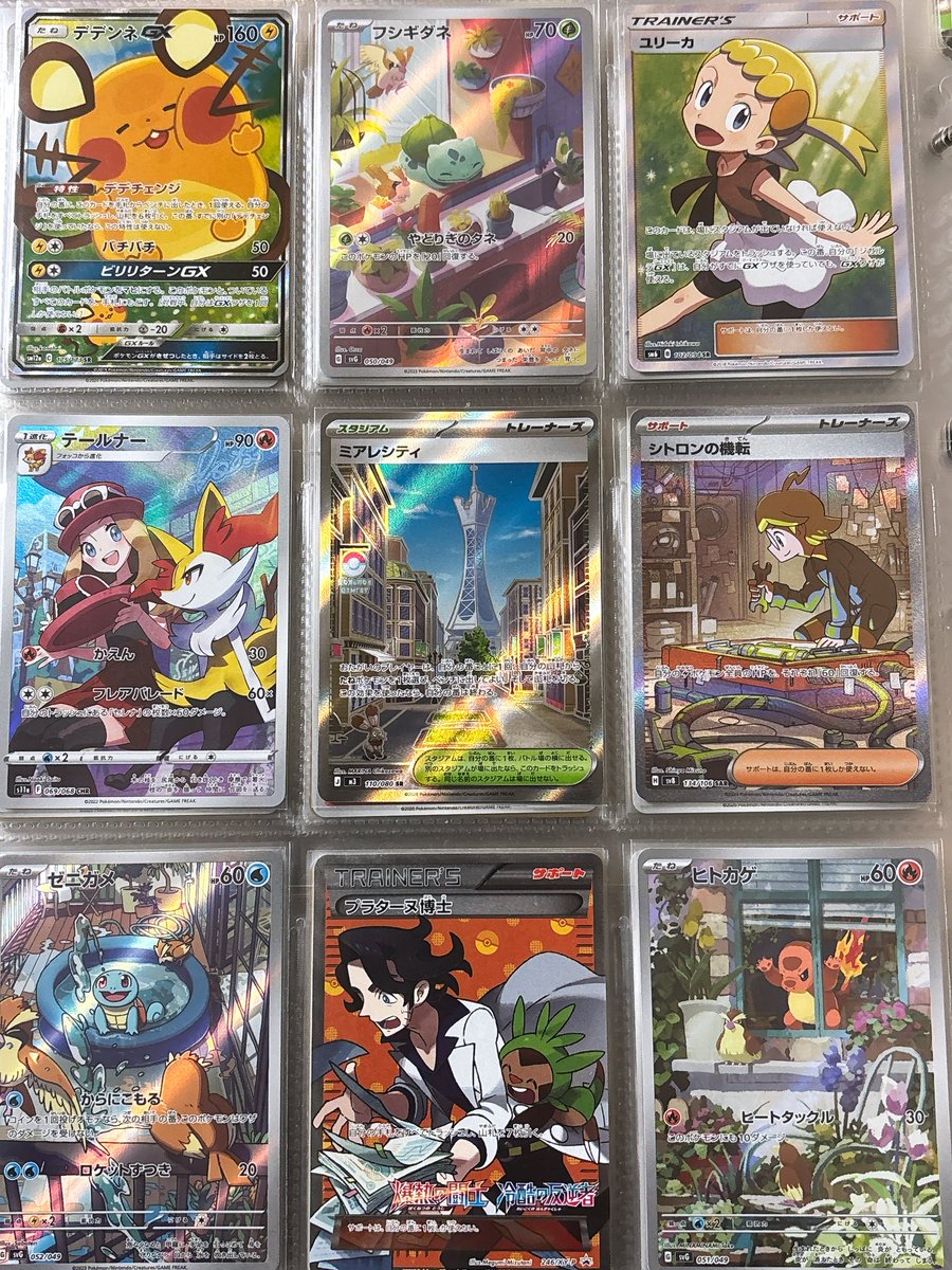 人とポケモンが共存する街 #9枚のポケカ