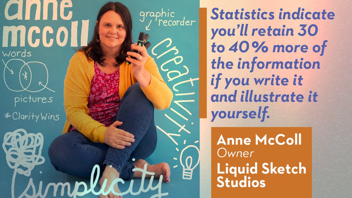 #Graphic Recorder Anne McColl #illustrates #conversations people remember far better than just words heard then quickly forgotten.

youtube.com/watch?v=0Lha-z…