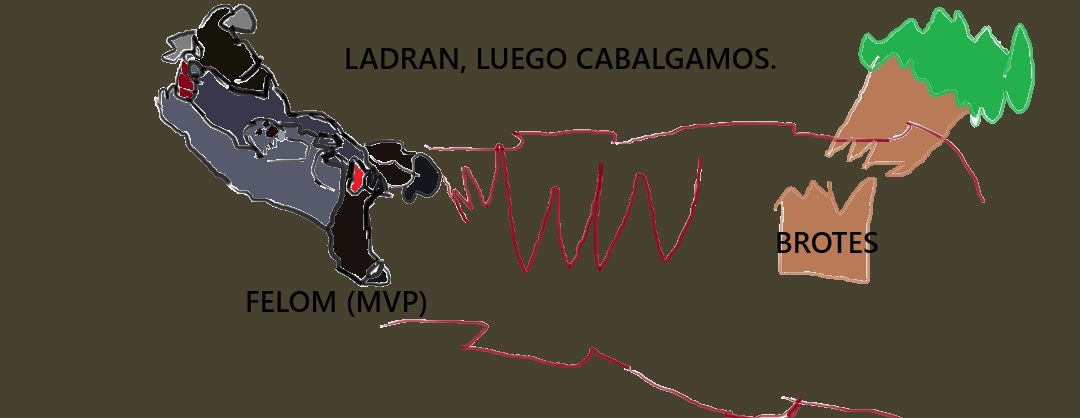 PRIMERA VICTORIA CONTRA LOS CHICOS DE BROTES.
HEMOS VUELTO.
LADRAN, LUEGO CABALGAMOS.
#VAMOSLOSMAULAS