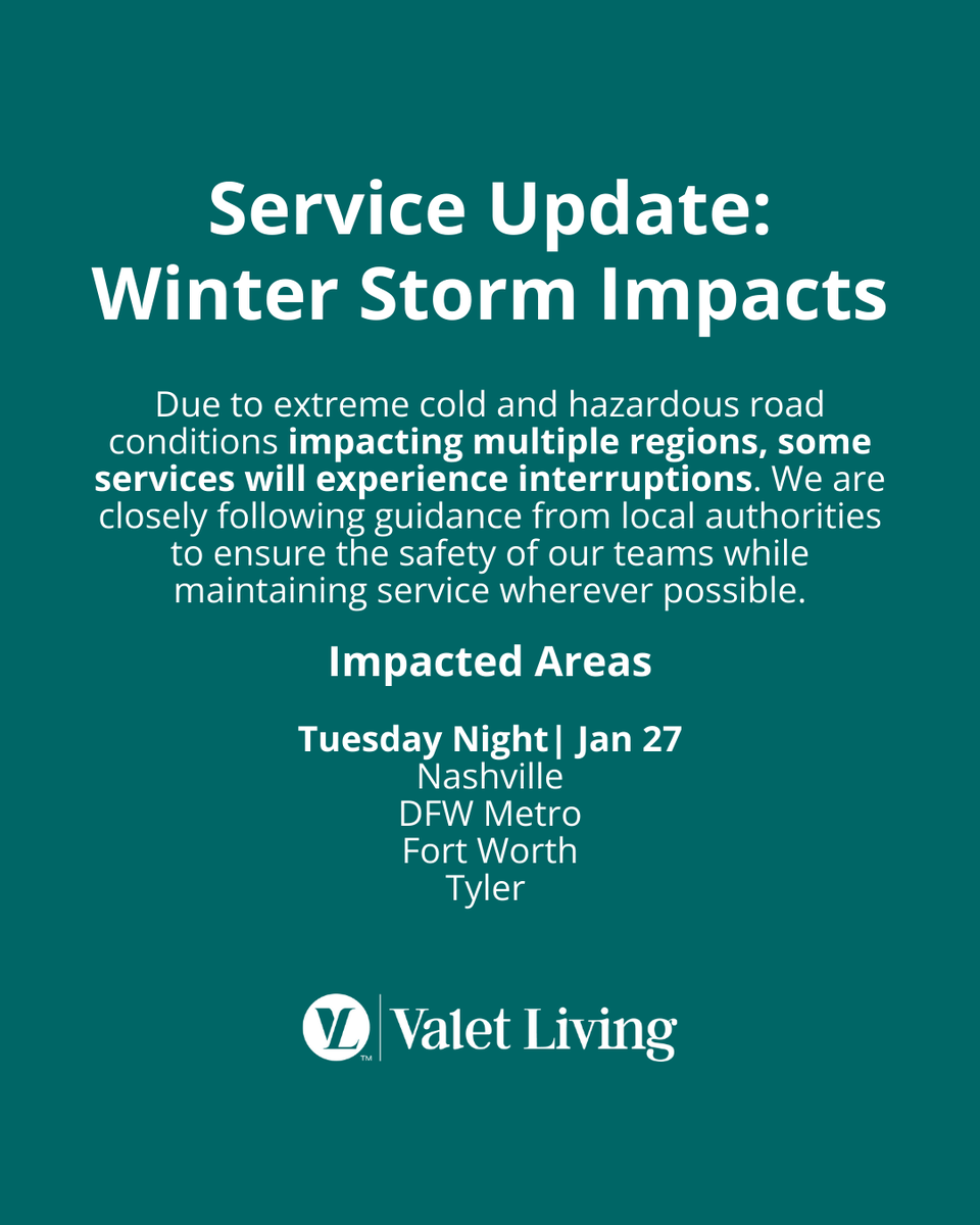 Valet Living tweet media