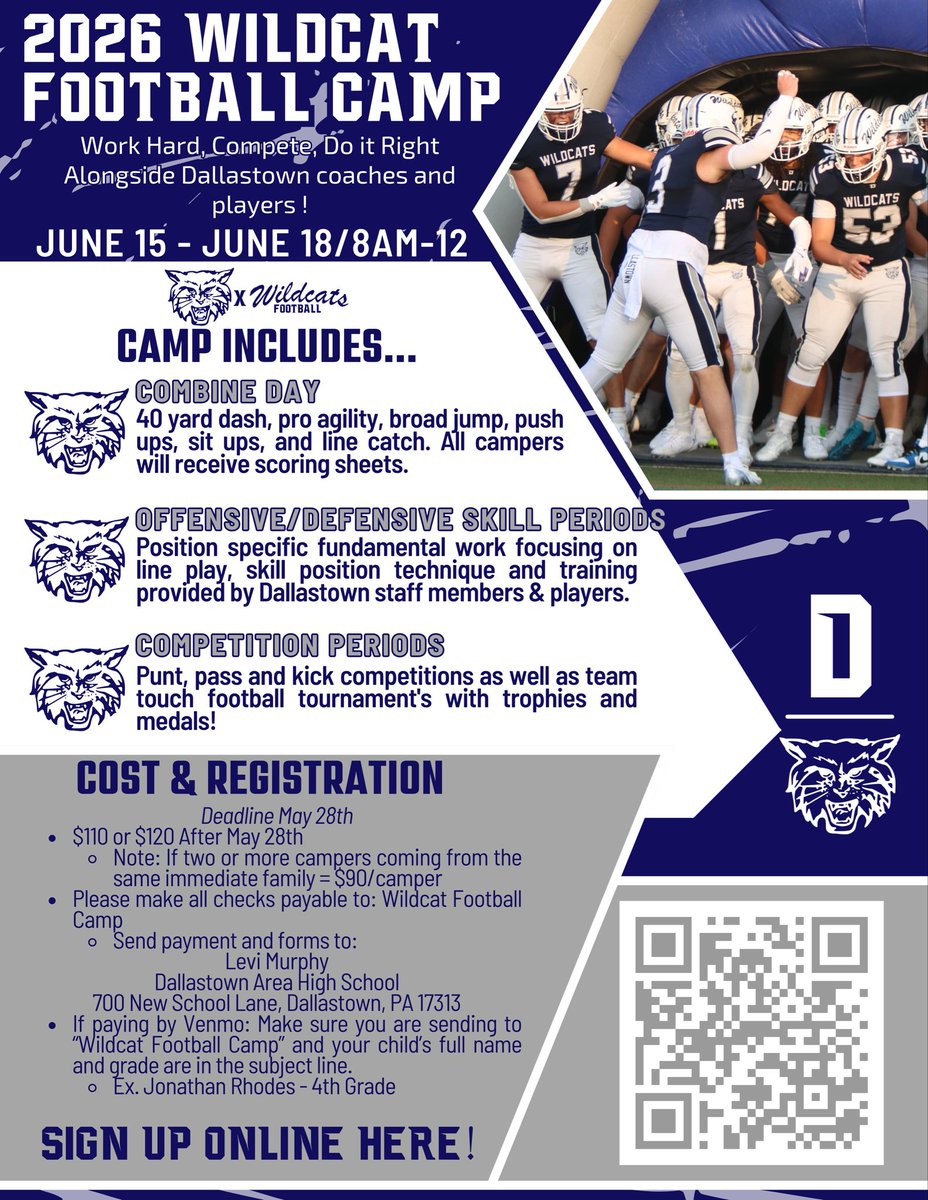 Dallastown Wildcats Football tweet media