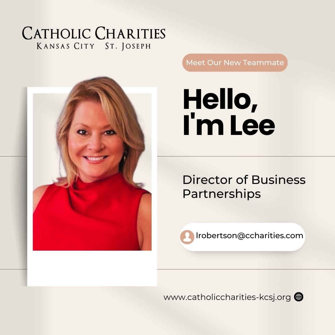 Catholic Charities of Kansas City–St. Joseph is proud to introduce Lee Robertson, our new Director of Business Partnerships. 
catholiccharities-kcsj.org/meet-lee-rober…