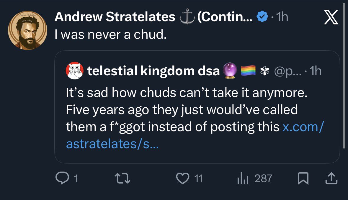 It's amazing how much rightist discourse is just them pretending not to understand things, thus making discourse impossible