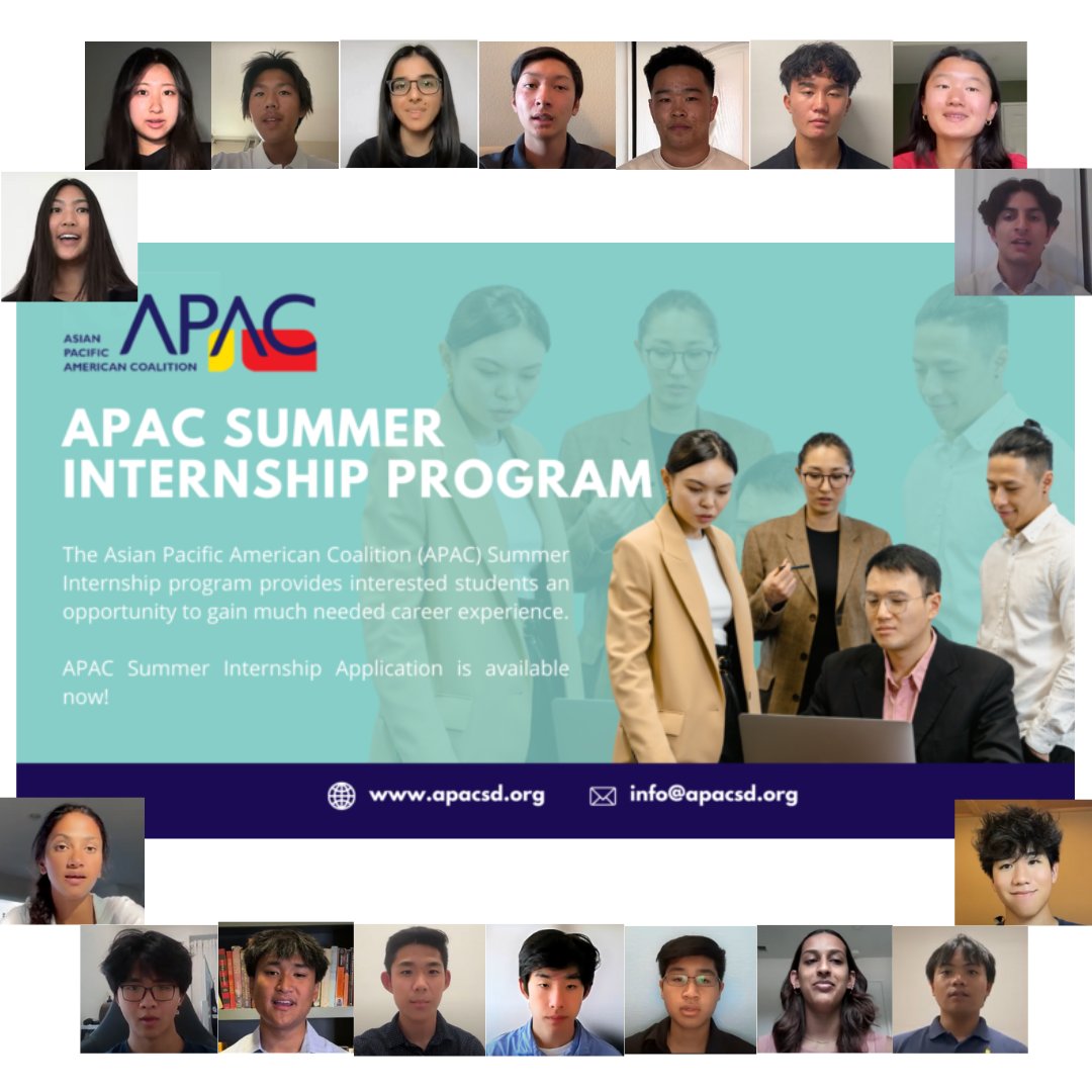 APAC 2025 Summer Internship Program  Accepting Applications Until February 10, 2025! - mailchi.mp/apacsd/summer-…