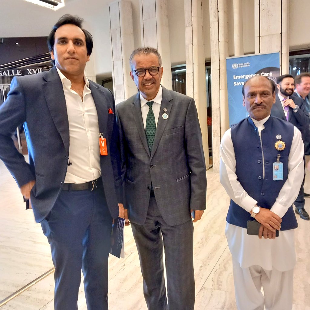 It's an honour to meet His Excellency Dr. Tedros Adhanom Ghebreyesus,  Director General of World Health Organization, in Geneva,  Switzerland.