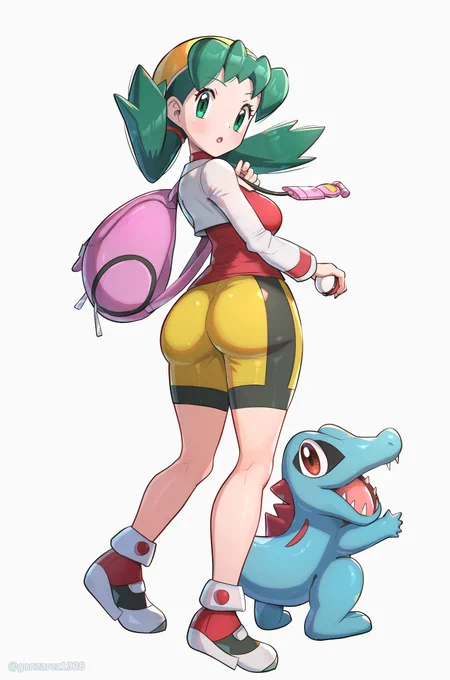 クリスちゃん&ワニノコ