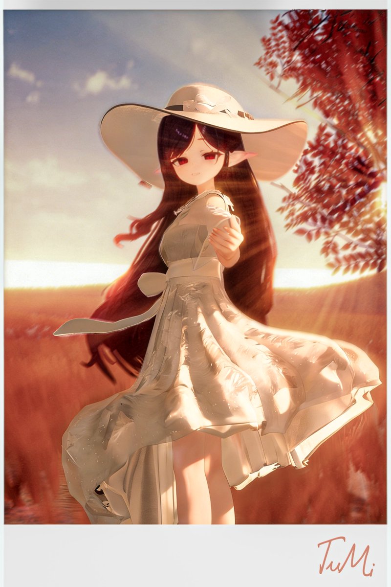 Tu_VRC's tweet photo. 夕陽の中で、君を待っている。 https://t.co/NRCcphTkuM