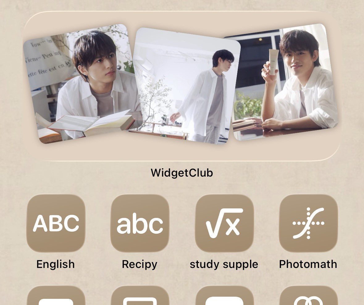 壁紙に入れちゃった！！(´∩ω∩`*)🤍