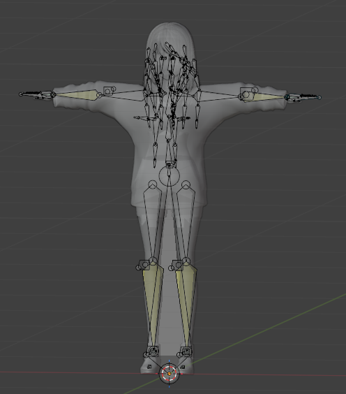Sc2pWEp's tweet photo. 古戦場お疲れー
BlenderでVRMモデルにIK入れるのに夢中で団バフ炊くの忘れてた・・・ https://t.co/Eikezl3ebq
