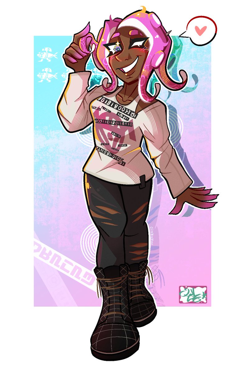 🎏Another C0mm for @/kwami_spider
Tysm for your continued support 💛

#splatoon #splatoon3